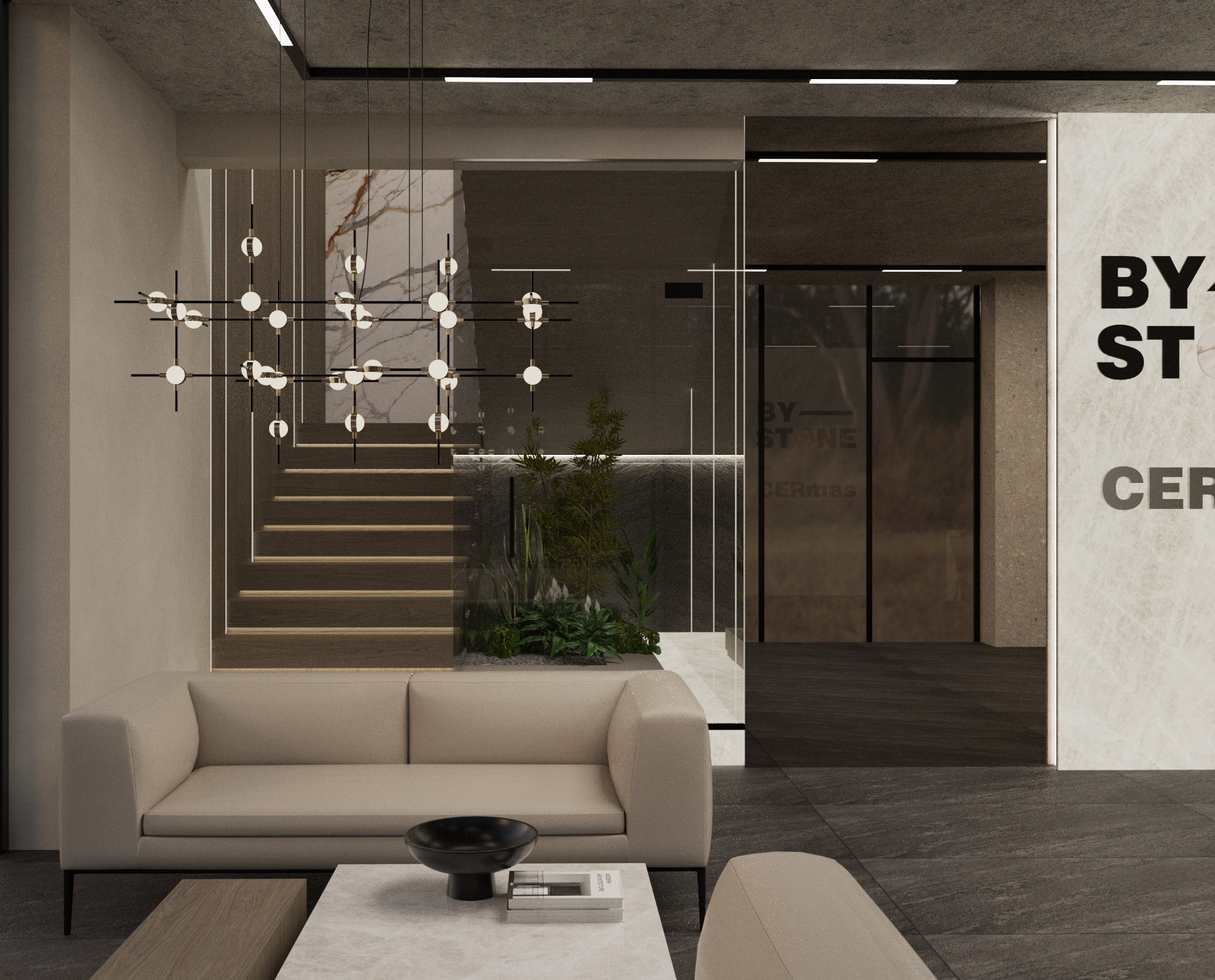 Showroom ByStone — wizualizacja 2